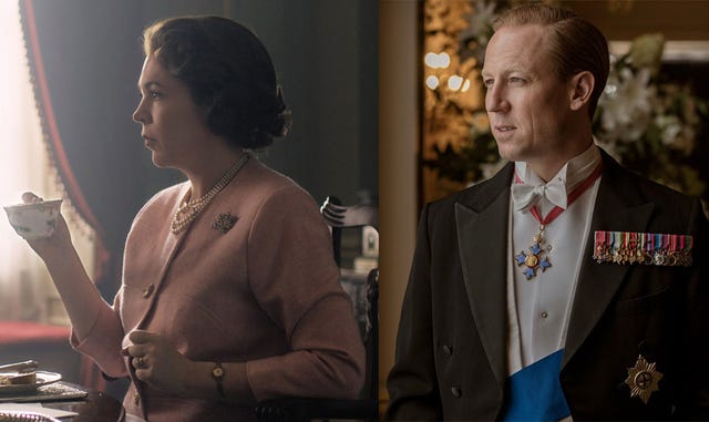 Olivia Colman-Tobias Menzies- The Crown