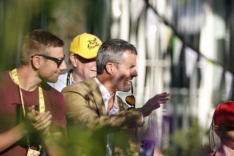crown prince frederik attends at the teams presentation, two days ahead of the first stage of the tour de france cycling race, in copenhagen, denmark