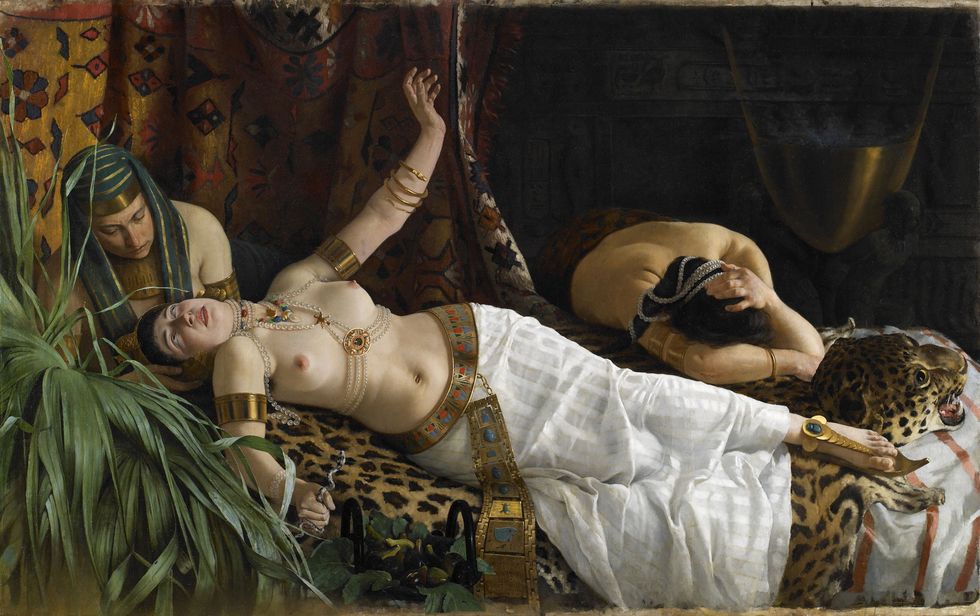 the death of cleopatra
