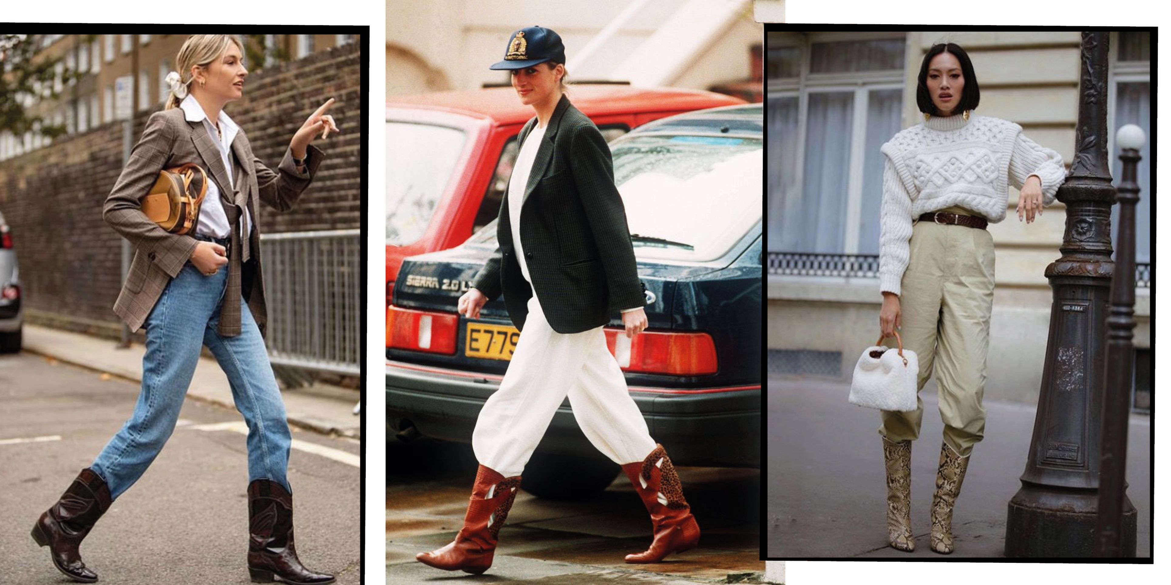 Heres How You Style Cropped Pants With Boots