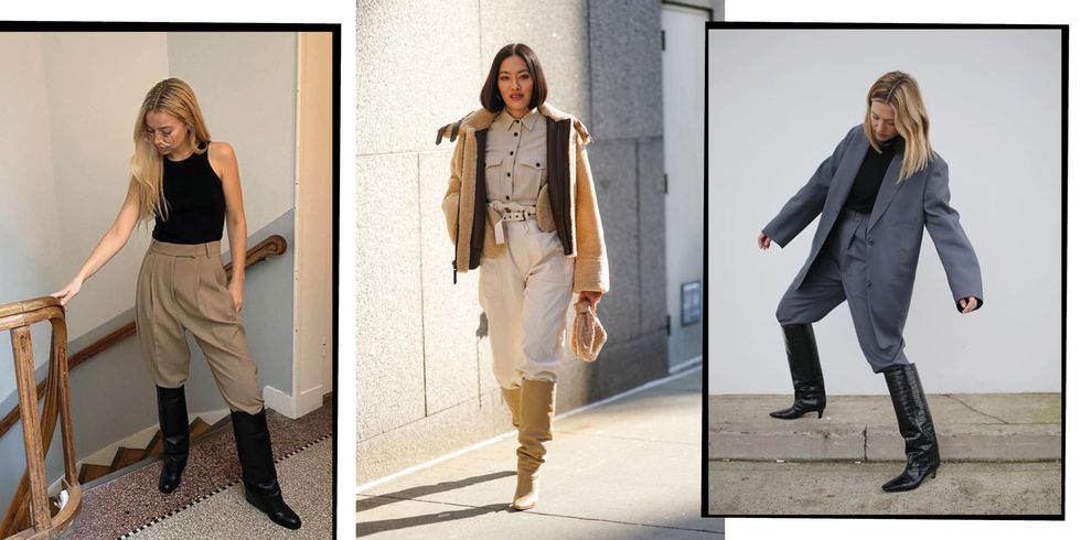 the diana tuck boots trousers styling trick