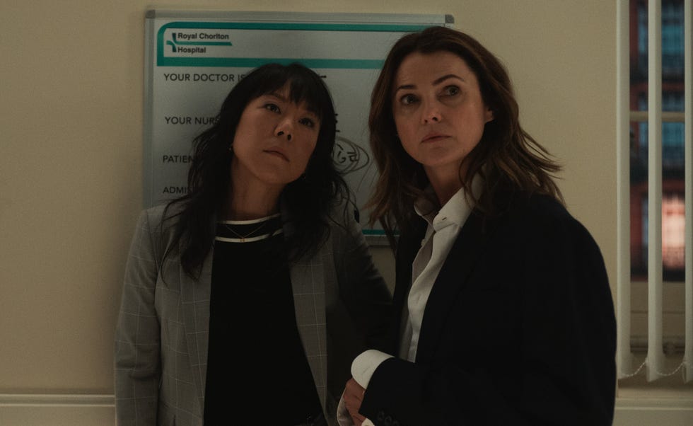 the diplomat l to r ali ahn as eidra park, keri russell as kate wyler in episode 201 of the diplomat