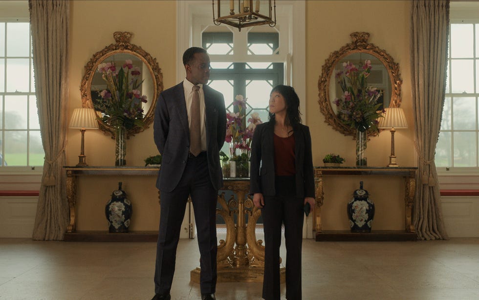 the diplomat l to r ato essandoh as stuart hayford, ali ahn as eidra park in episode 206 of the diplomat