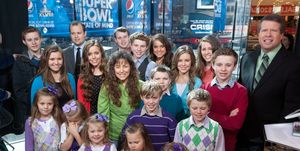 robert wagner and the duggar family visit "extra"