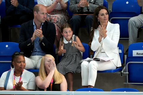 princess charlotte attends the birmingham 2022 commonwealth games
