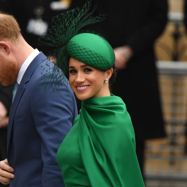 Meghan Markle Wears Green Emilia Wickstead Dress to Commonwealth Day