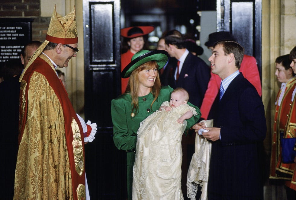 andrew and sarah and beatrice christening