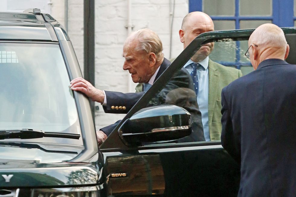 Duke of Edinburgh in hospital