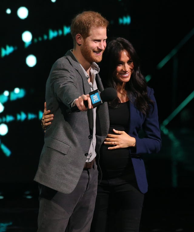 Prince Harry and Meghan Markle at WE Day UK