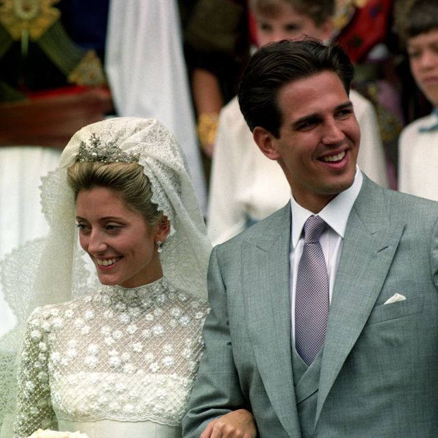 royalty wedding of prince pavlos and marie chantal miller st sophia's cathedral, london
