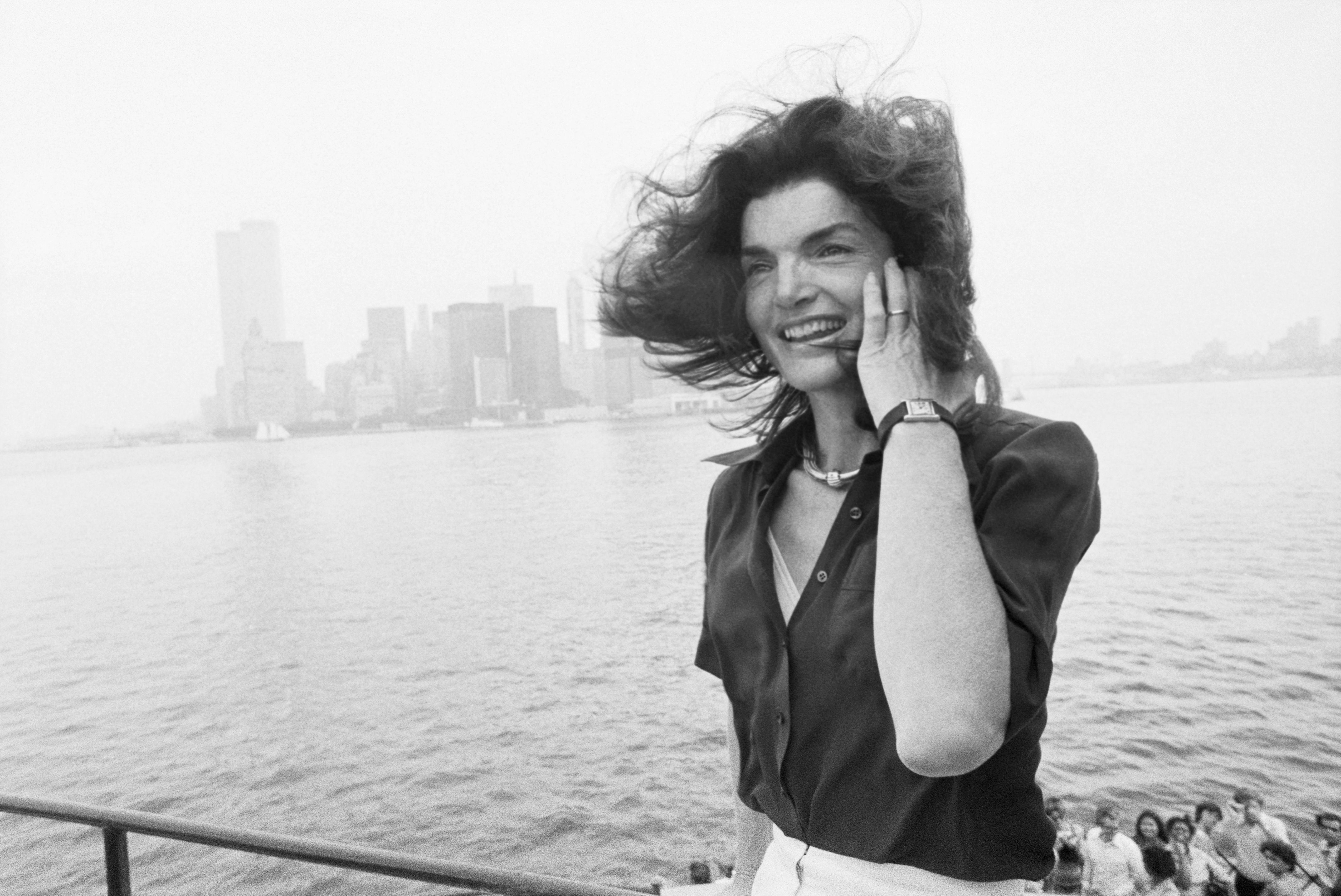 Jackie Kennedy and Secret Service agent at the Canadian Expo in april 1967  Stock Photo - Alamy