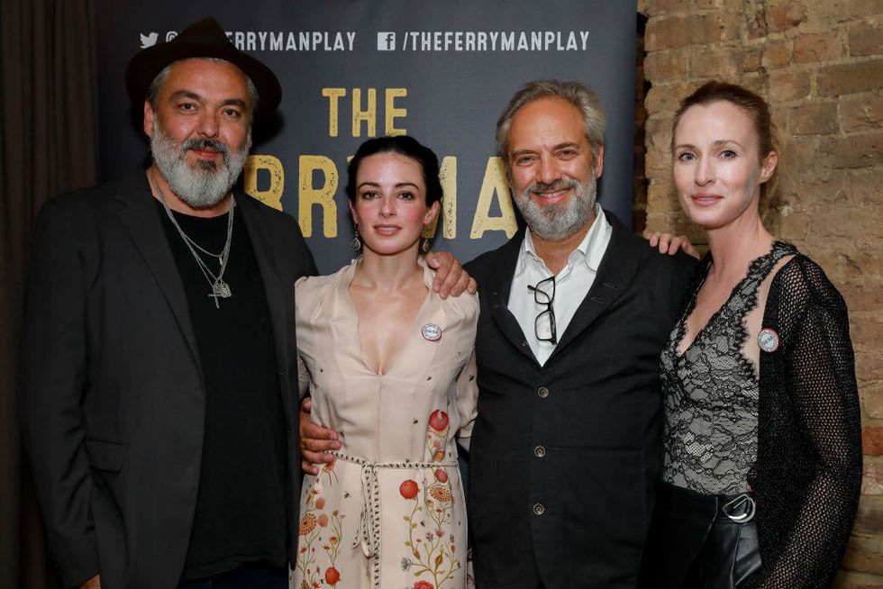 Jez Butterworth, Laura Donnelly, Sam Mendes and O’Reilly at the premiere of The Ferryman