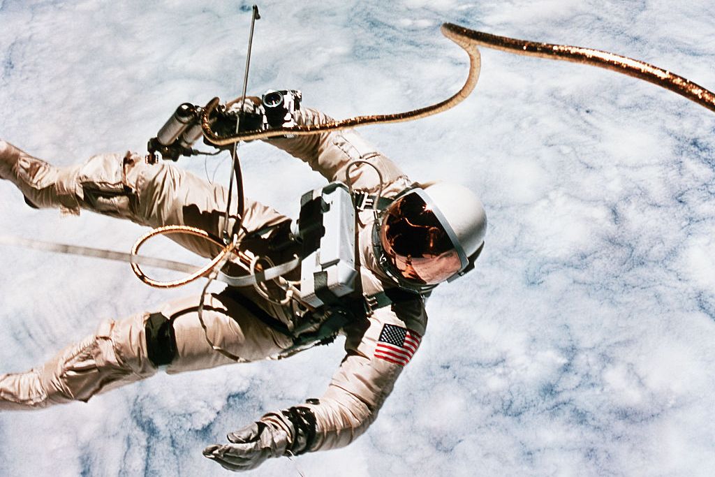 First Spacewalk by US Astronaut