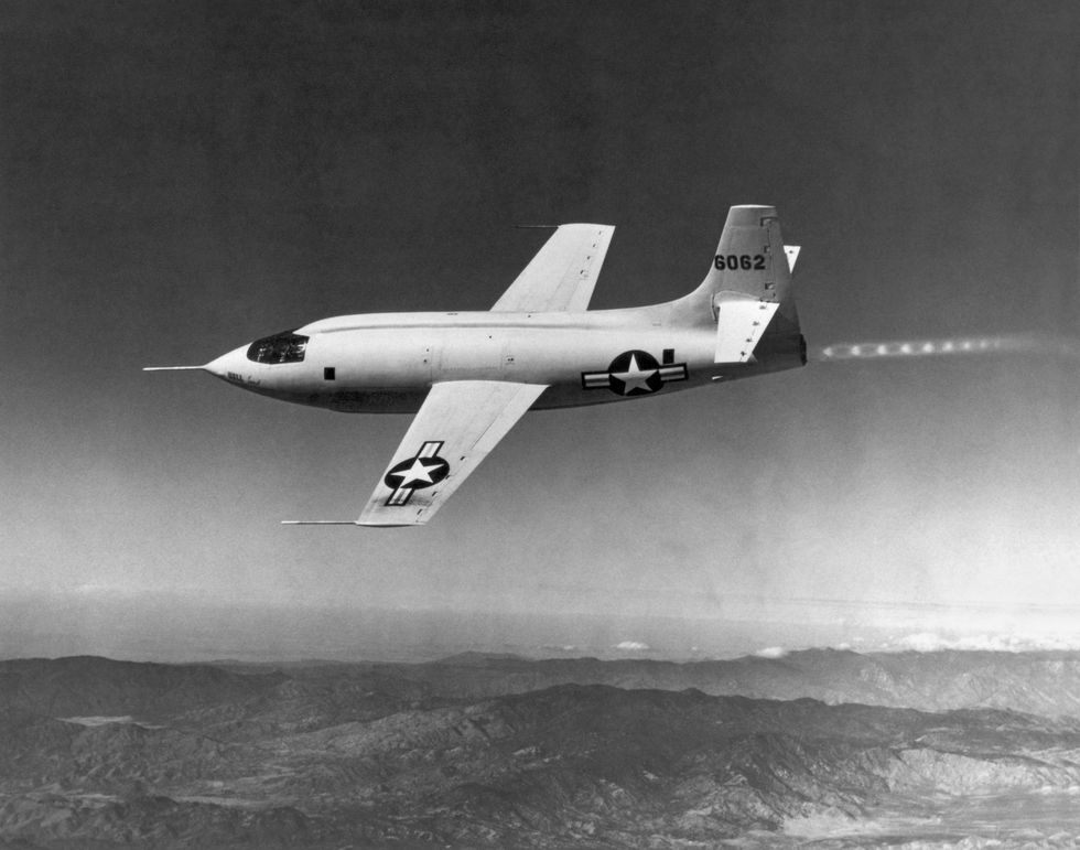 The First Supersonic Flight