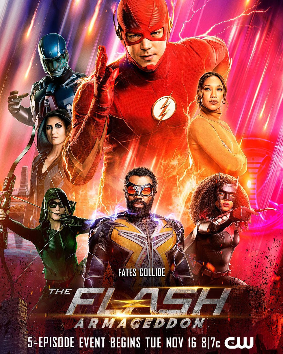 the flash armageddon poster