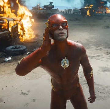 the flash, ezra miller as the flash, 2023 © warner bros courtesy everett collection