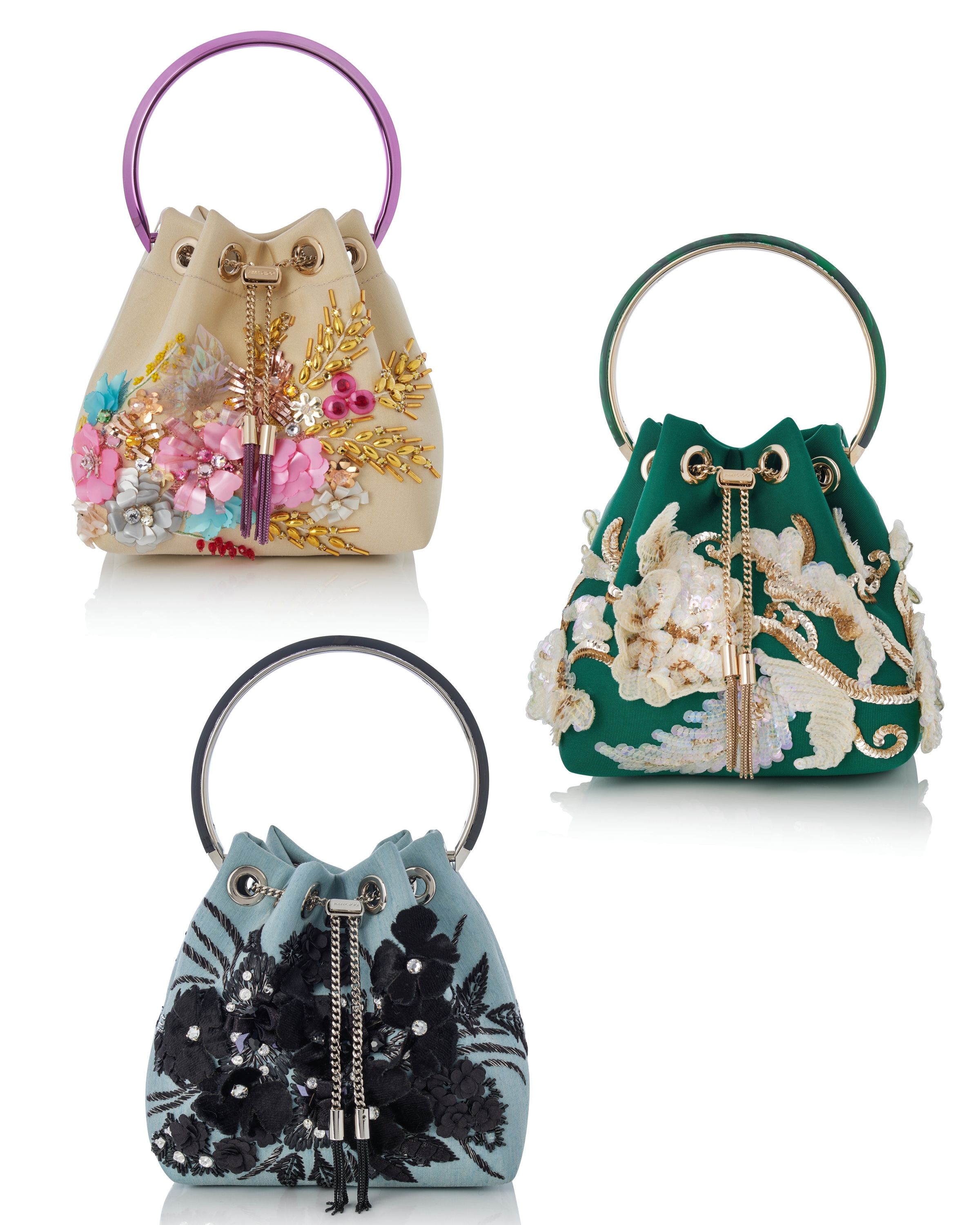 ジミー チュウが刺繍メゾンとコラボレーション。「ボンボン ジミー チュウが刺繍メゾンとコラボレーション。「ボンボン