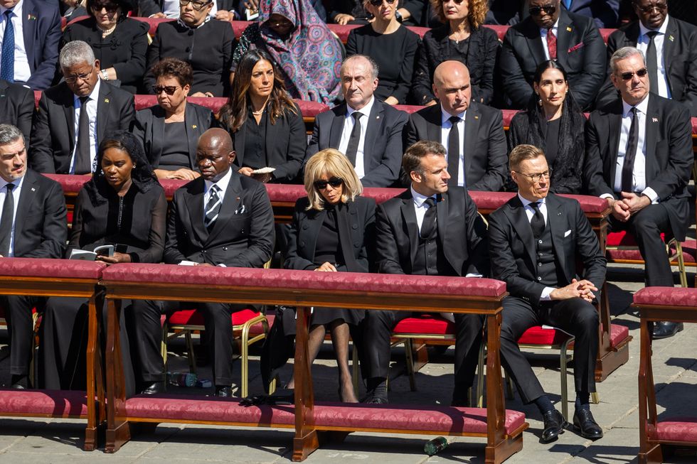 funeral takes place for pope francis.