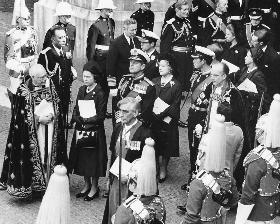 the funeral of lord mountbatten