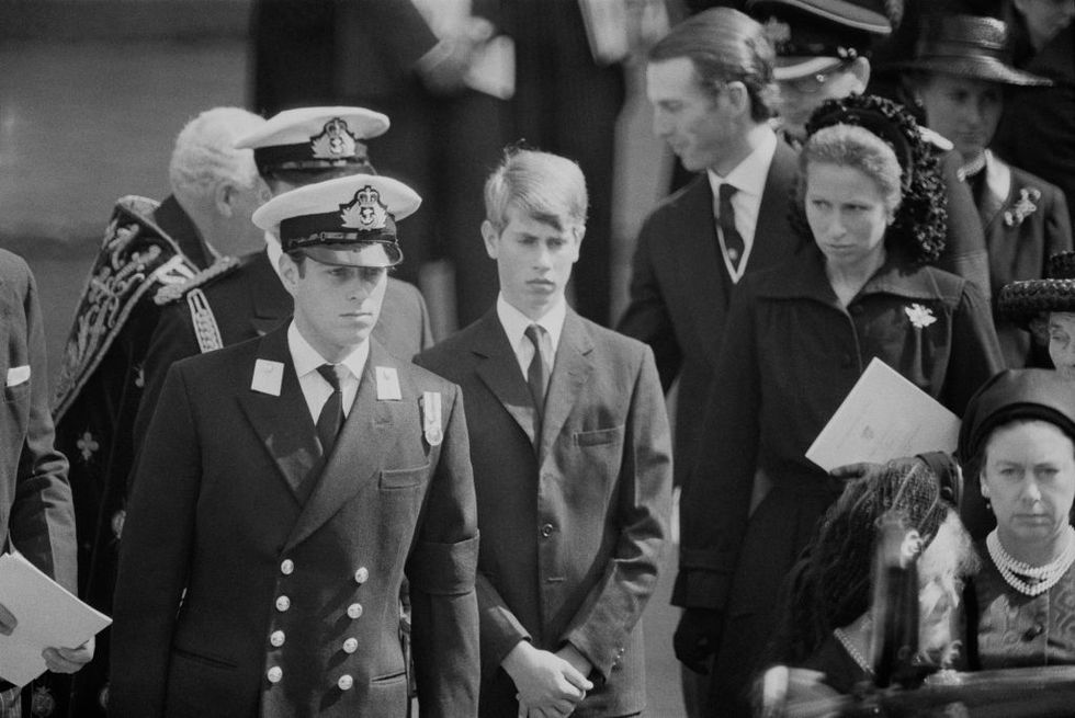 the funeral of lord mountbatten