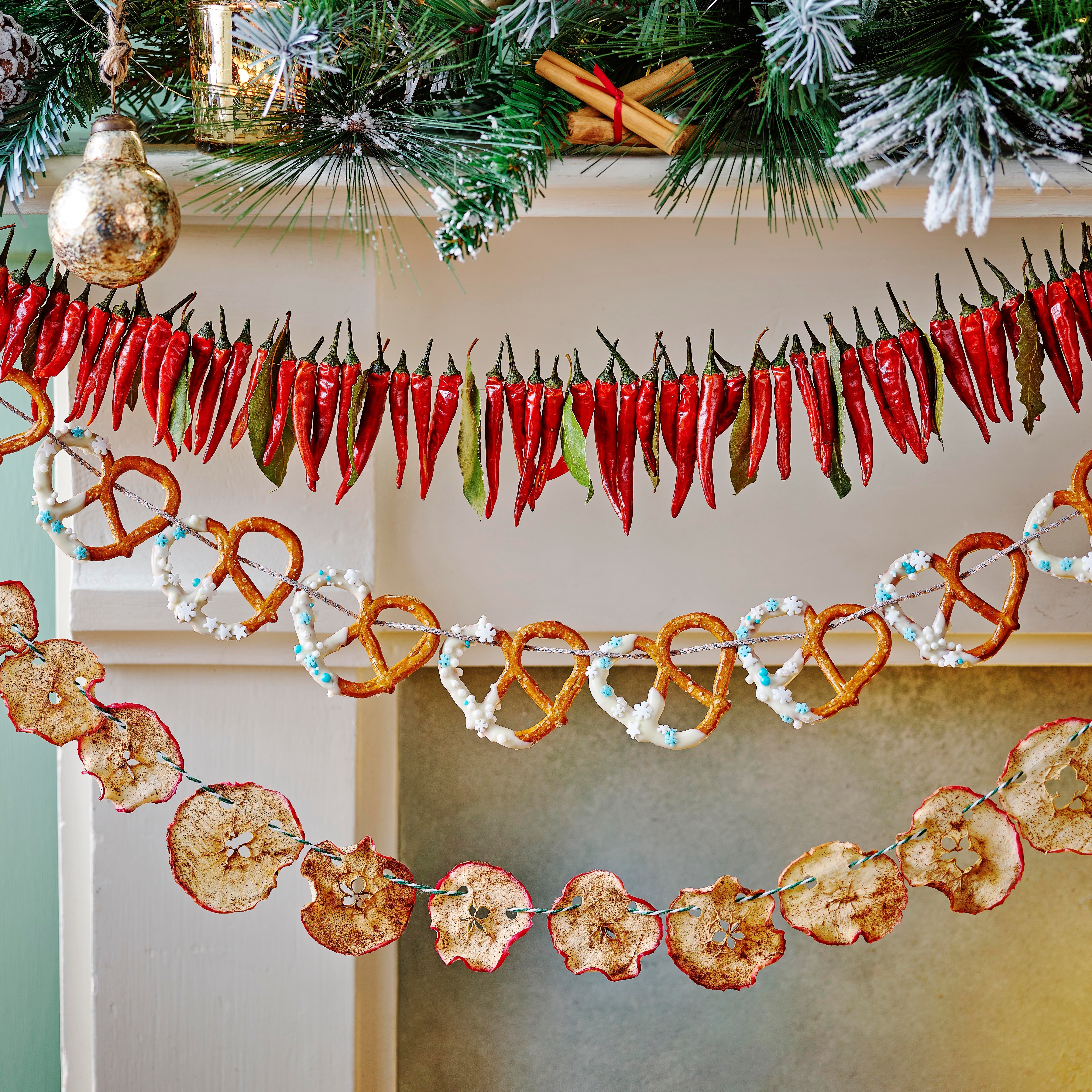 snowy pretzels