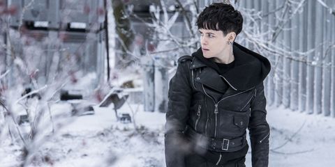 Jacket, Winter, Fashion, Leather, Outerwear, Snow, Cool, Leather jacket, Freezing, Black hair, 