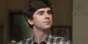 the good doctor   parenting  the team treats a teenage gymnast who experiences complications from her intensive training meanwhile, shaun meets leas parents for the first time on the good doctor, monday, jan 25 1000 1100 pm est, on abc jeff weddell via getty images
freddie highmore