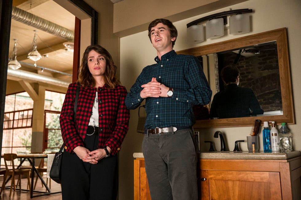 the good doctor season 3 episode 17 - lea (paige spara) and shaun (freddie highmore)