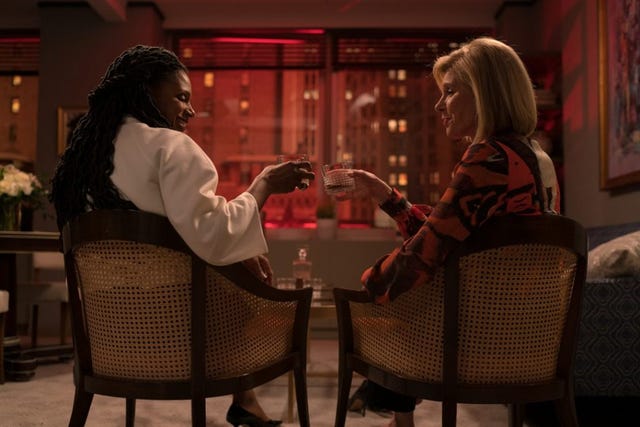 audra mcdonald y christine baranski en una escena de the good fight 6, la temporada final