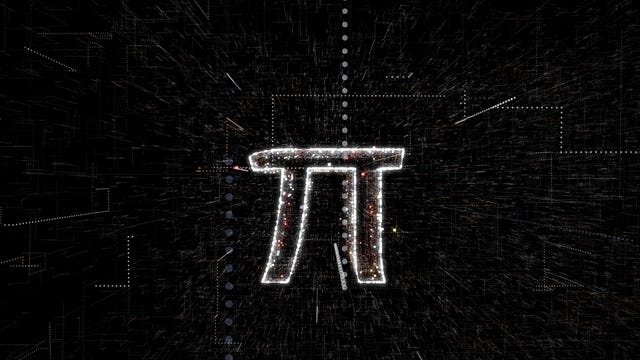 the greek letter pi the symbol of the mathematical constant
