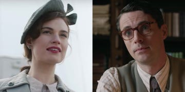 Matthew Goode and Lily James star in trailer for The Guernsey Literary and Potato Peel Pie Society