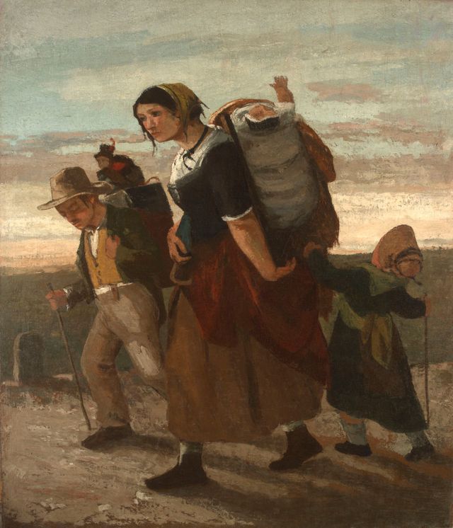 the gypsy and her children la bohémienne et ses enfants
