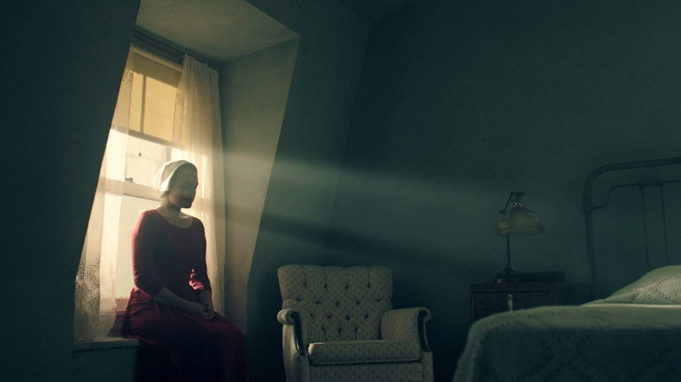 Dormitorio de la protagonista de la serie The Handmaid's Tale