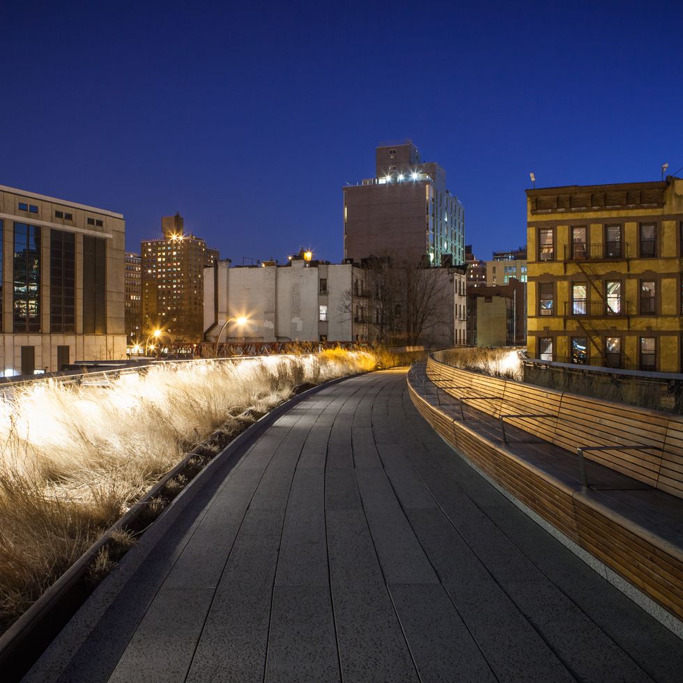 the high line, new york city, usa