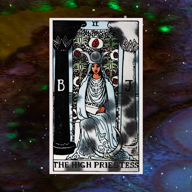 the high priestess tarot card