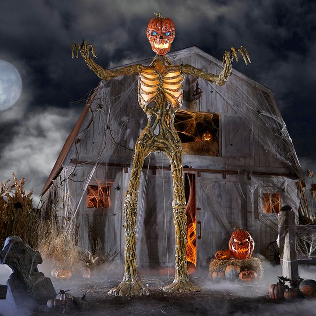 The Home Depot\'s 12-Foot Inferno Pumpkin Skeleton Is Back Again ...