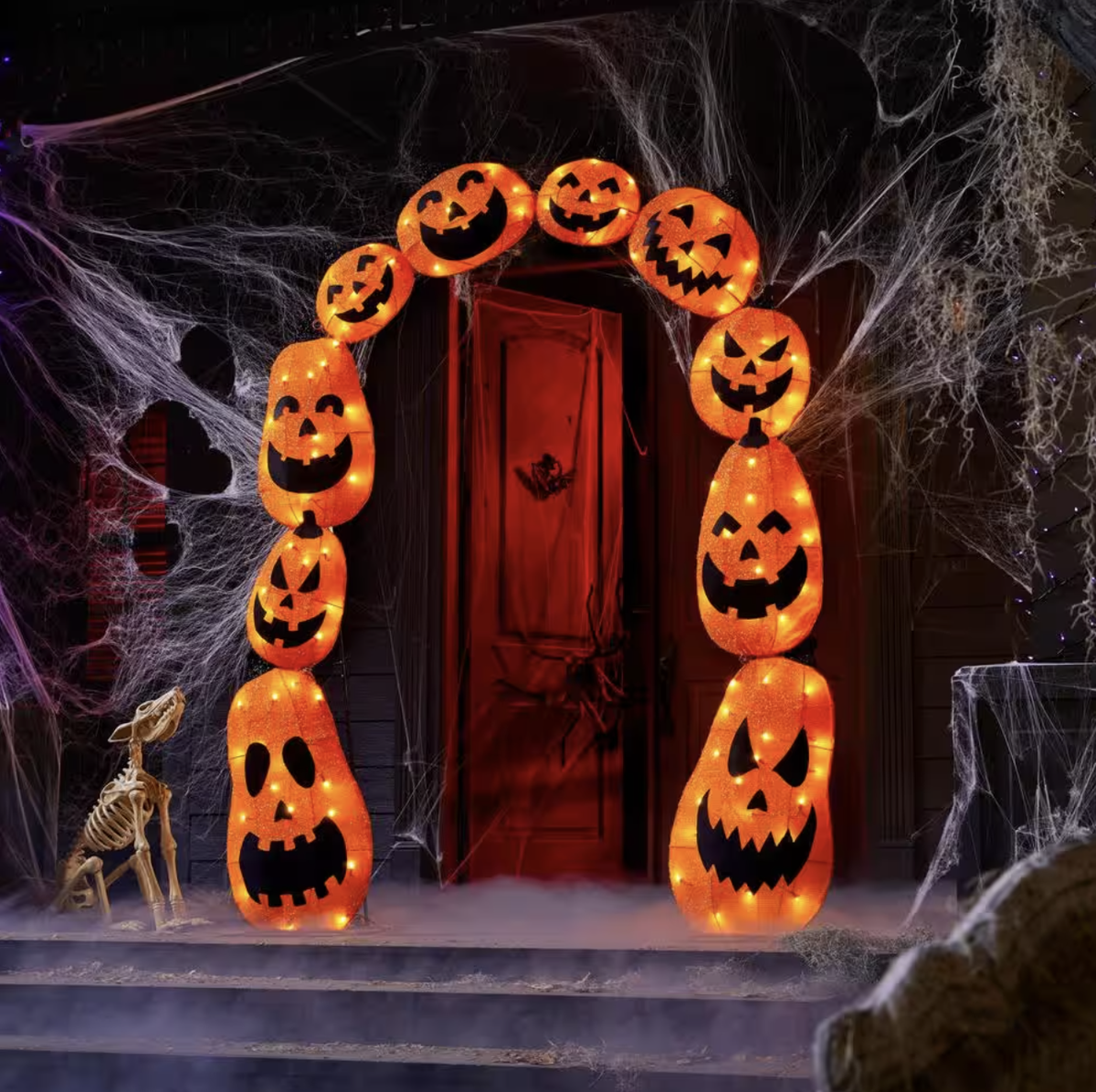 This 7-ft. Pumpkin Archway Is Our Fave Halloween Decoration 2023