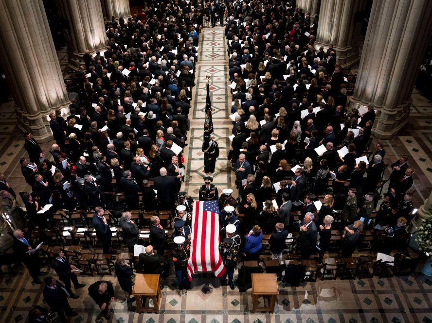 Who's Who In The Bush Family At Wednesday's State Funeral : NPR