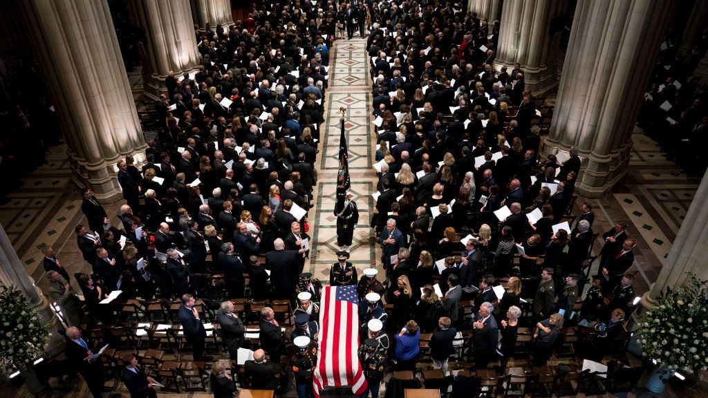preview for The Nation's Leaders Gathered For George H.W. Bush's Funeral