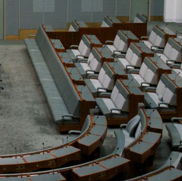 the house of representatives in parliament house, canberra, australia