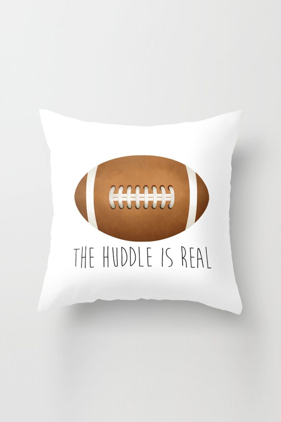 The Huddle Is Real Throw Pillow Cover