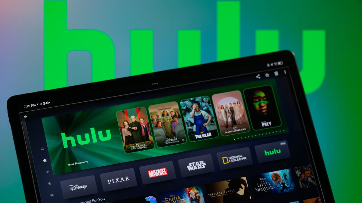 illustrazione fotografica di streaming media di Hulu