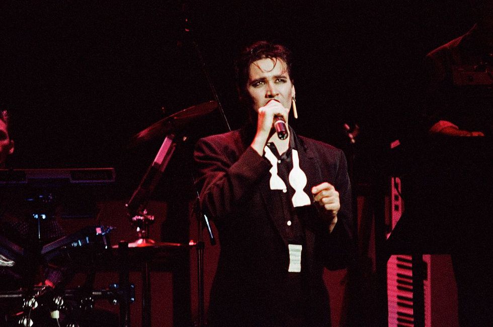 The Human League Perform At Hammersmith Odeon In 1987