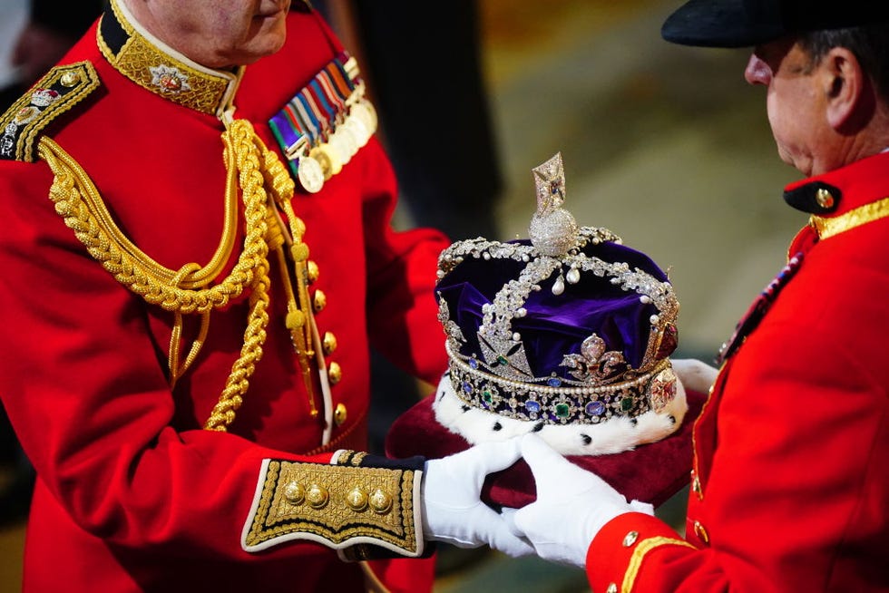 king charles iii delivers speech at the opening of parliament