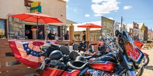 the joint, biker bar, randsburg, california, harley davidson, motorcycles, desert