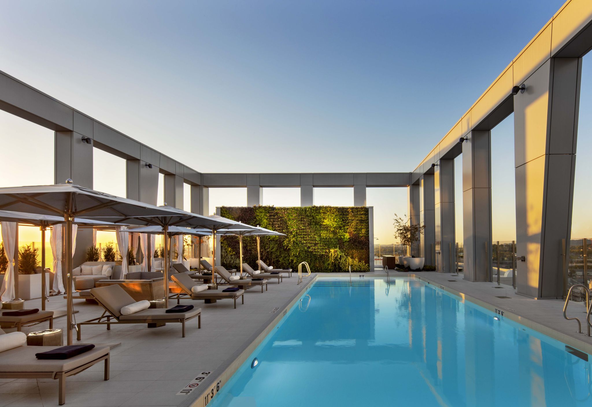 exclusive rooftop pool at the joseph, a luxury collection hotel, nashville