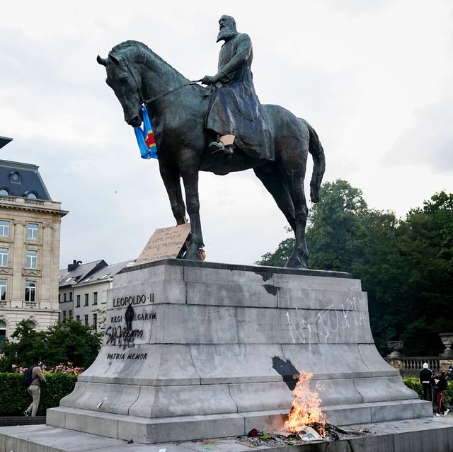 king leopold statue belgium black lives matter protest