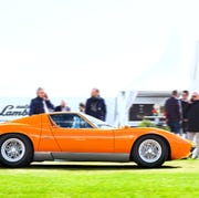 the lamborghini miura