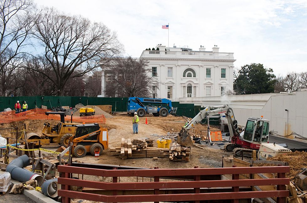 white house construction project