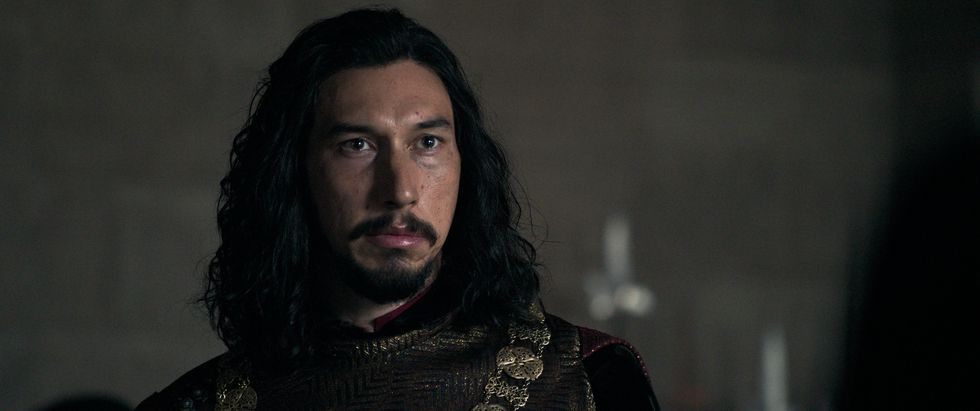 adam driver as jacques legris in the last duel